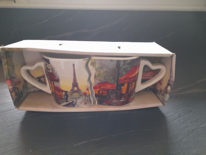 Duo tasses "Paris"