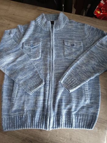 Gilet zippé XL homme
