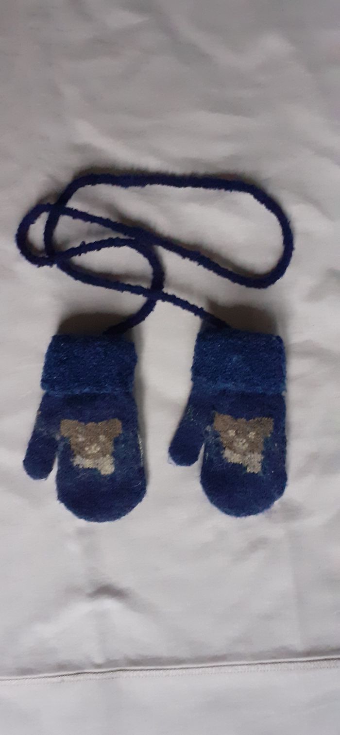 Moufles garçon 6-9 mois