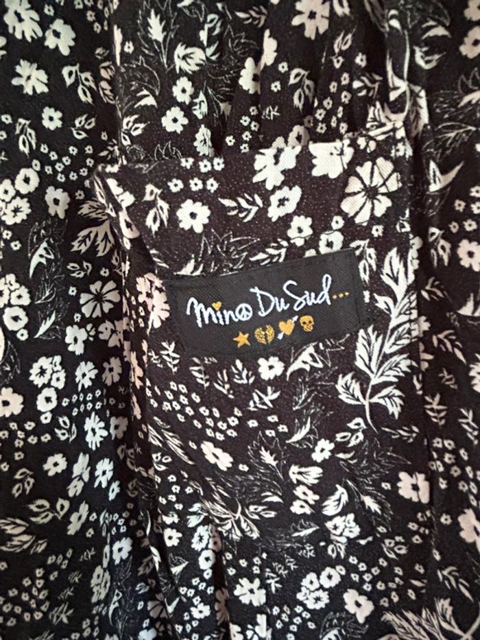Pantalon fleuri Mino du Sud 36-38 - photo numéro 3