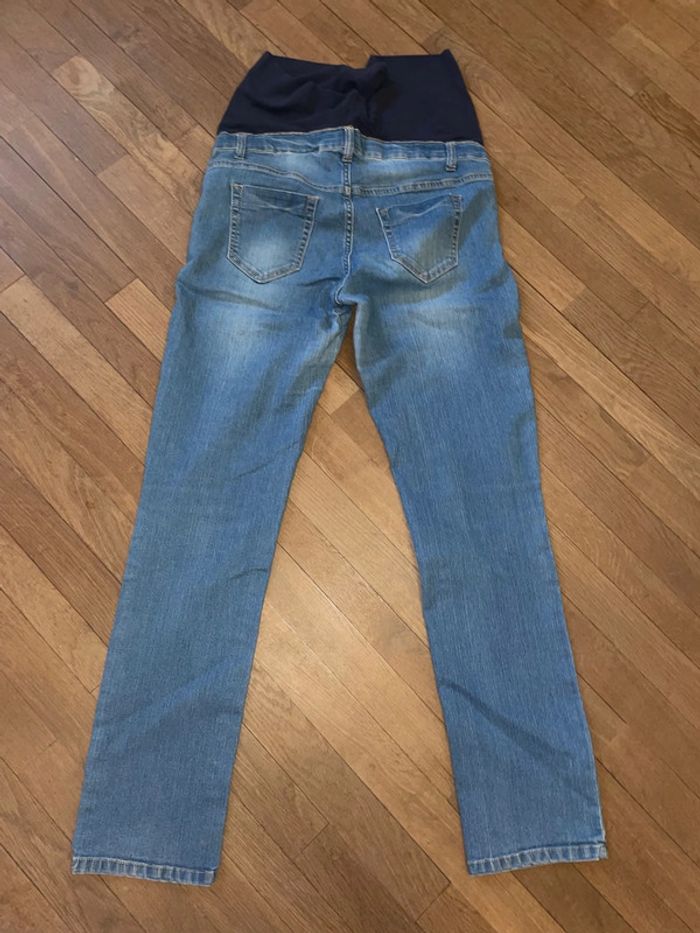 Jean bleu grossesse - T.44 - Maternité - BE - photo numéro 3