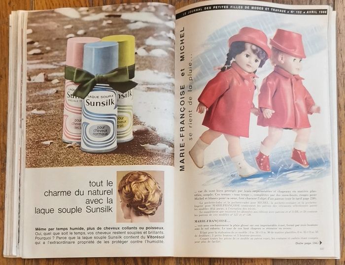 Ancien magazine Mode et travaux 1966 avec 3 patrons + supplément n°784 vintage - photo numéro 17
