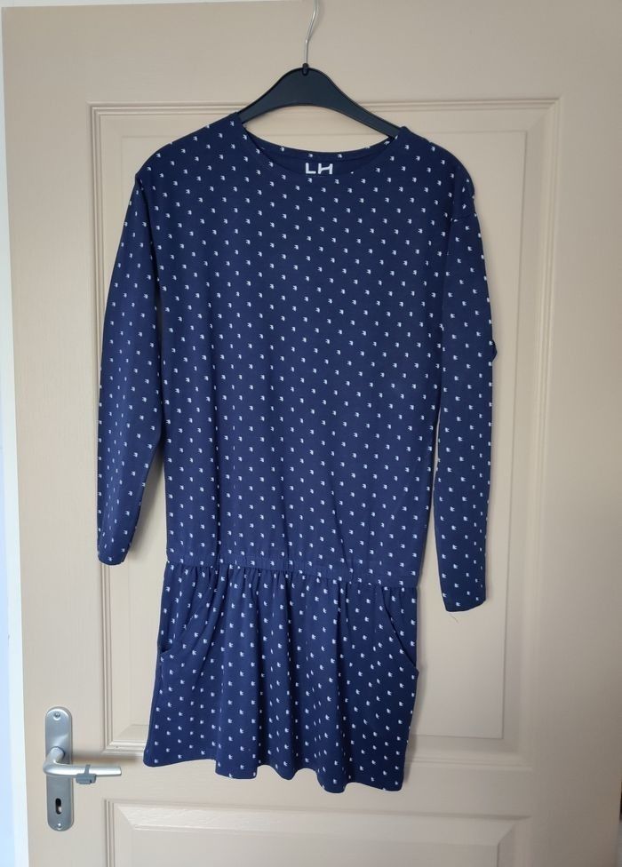 Robe bleue à motifs - photo numéro 5