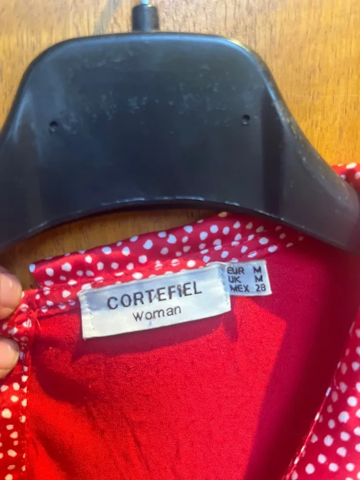 T-shirt Cortefiel rouge taille M - photo numéro 5