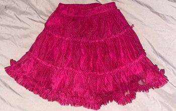 Jupe jupon tulle couleur rose 23 mois