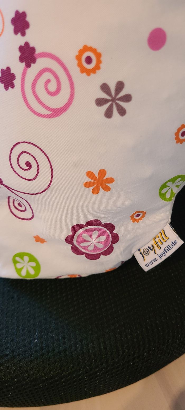 coussin d'allaitement joyfill imprimé fleurs - photo numéro 3