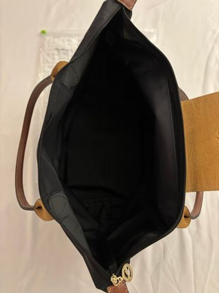 Sac Longchamp couleur noir et marron - photo numéro 3