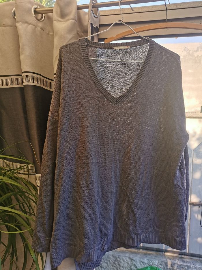 Pull col V Blancheporte t 50 - photo numéro 6