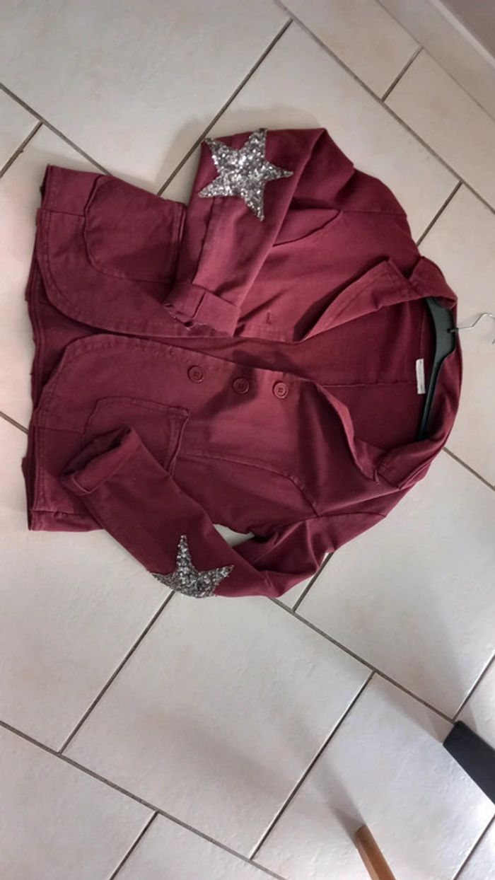 Veste bordeaux femme taille l