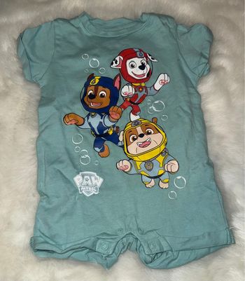 Combinaison bébé été pat patrouille