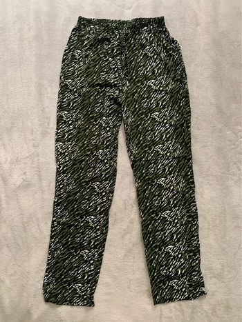 Pantalon fluide vert