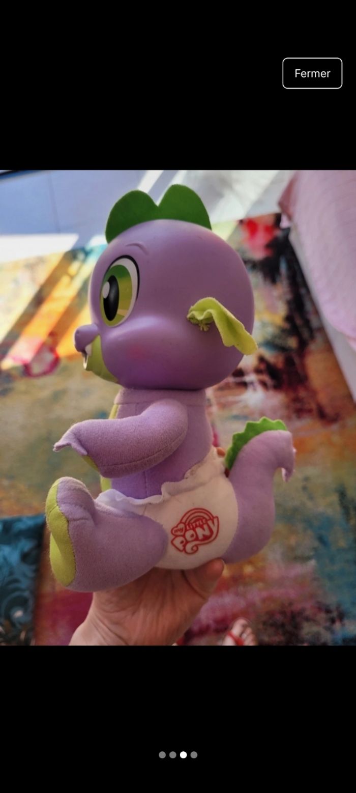 Spike my little pony peluche parlante - photo numéro 3