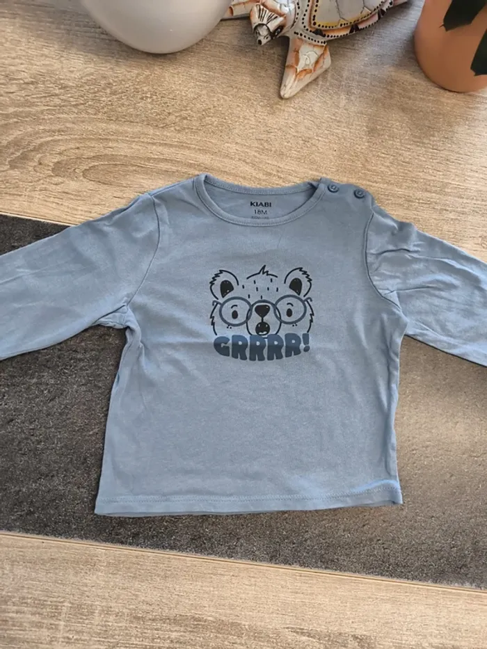Tee-shirt garçon ml 18 mois Kiabi - photo numéro 2