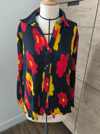 Chemise très colorée vintage