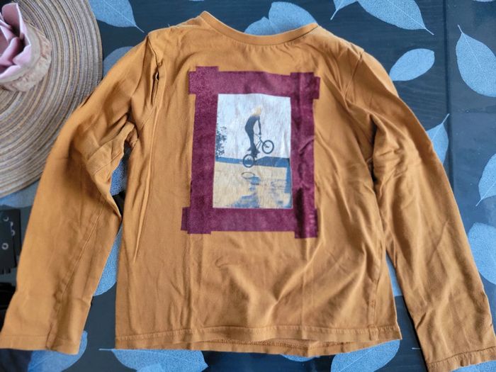 Lot de 5 tee-shirts manches longues garçon 8 ans multicolores - photo numéro 10