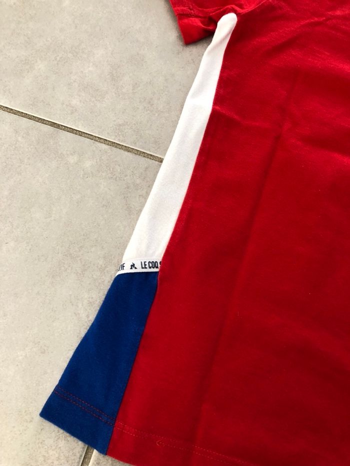 T shirt garçon rouge le coq sportif - photo numéro 8