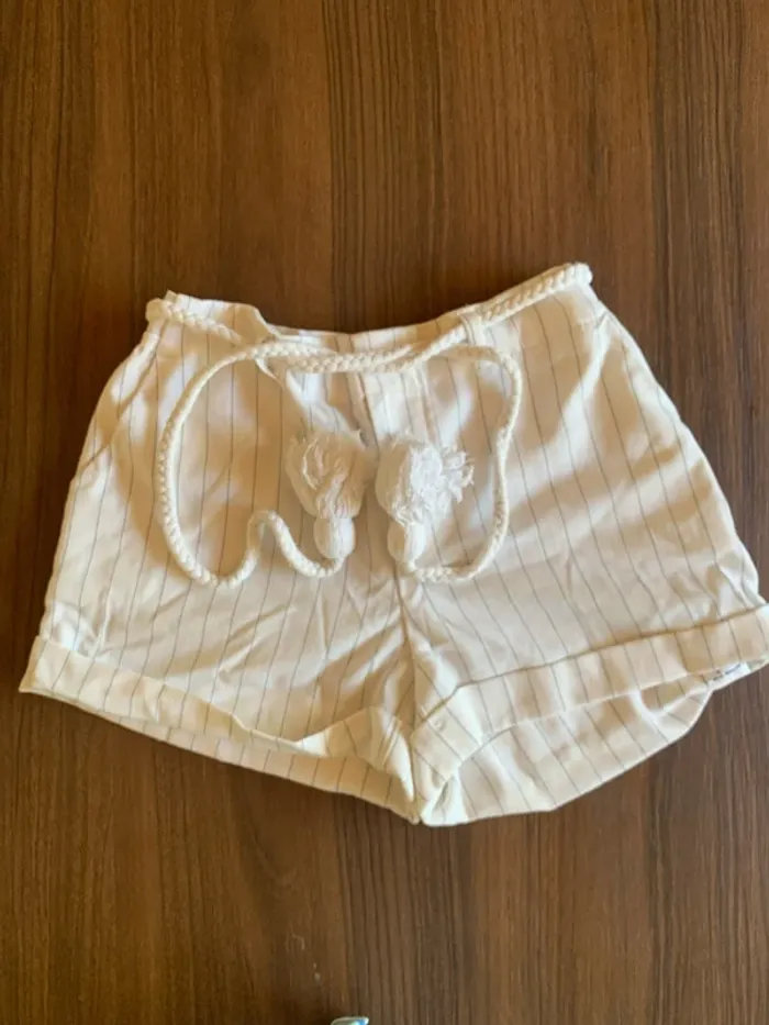 Short le Temps des Cerises femme blanc