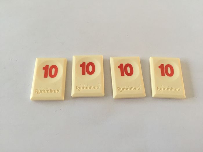 Pièce détachée tuile pion Rummikub le rami des chiffres édition voyage - photo numéro 4