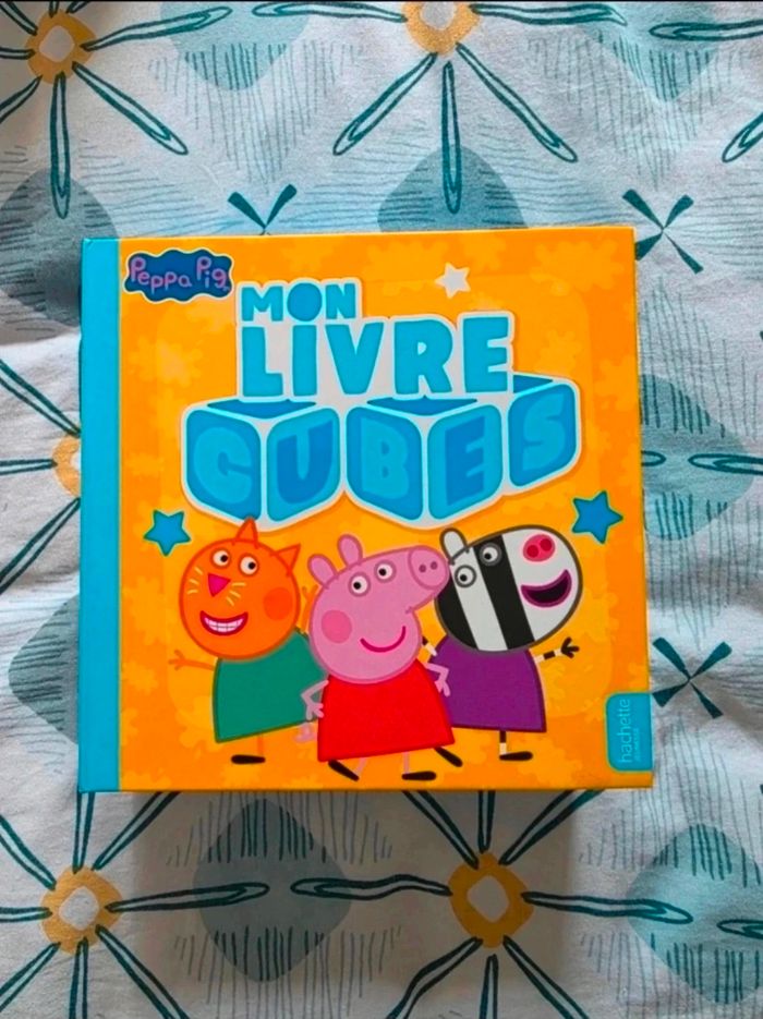 Lot peppa pig jeu cube + peluche - photo numéro 2