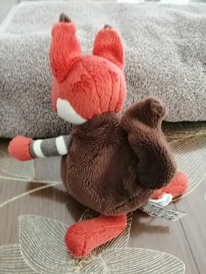 Bukowski Sweden Sos Doudou Renard Jumpy Orange Marron 15 Cm - photo numéro 2