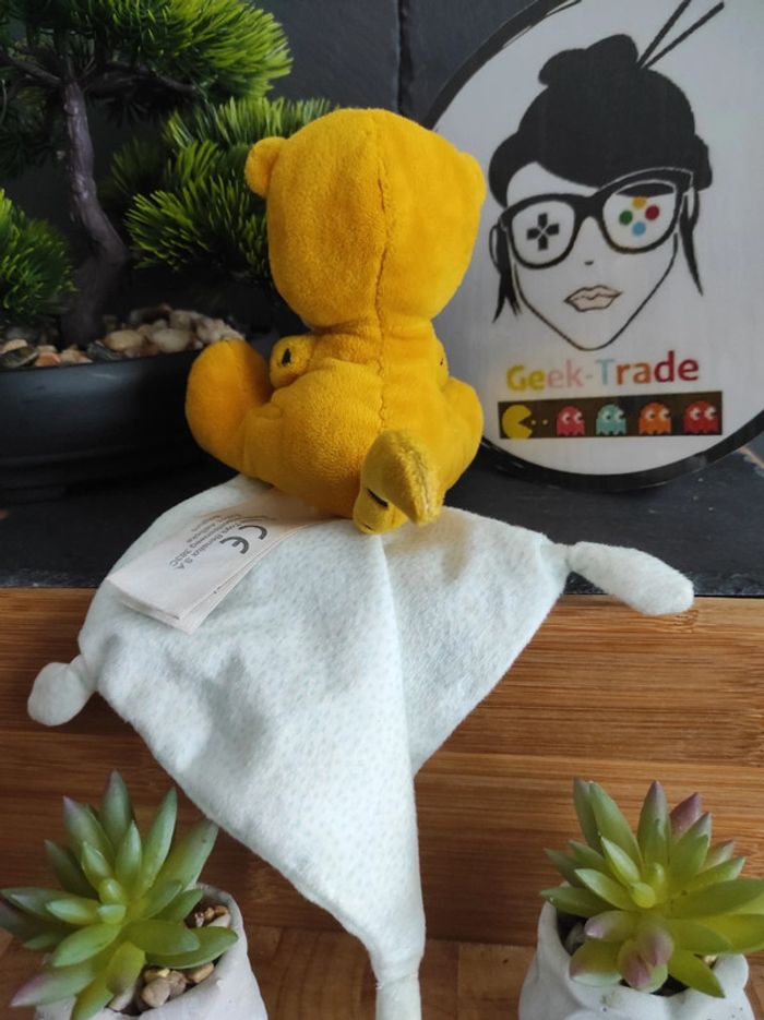 Doudou Tigre Jaune Orange Mouchoir Jungle Friend Party Simba Toys #geektradedoudou - photo numéro 2