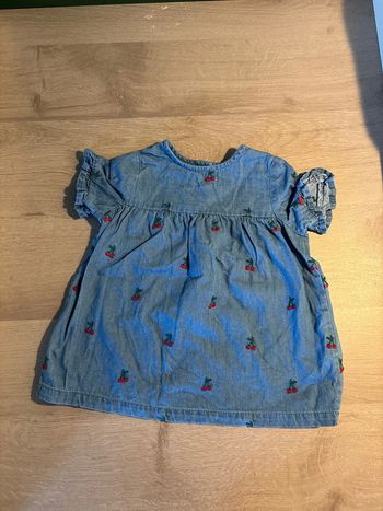 Robe jean souple / 6 mois