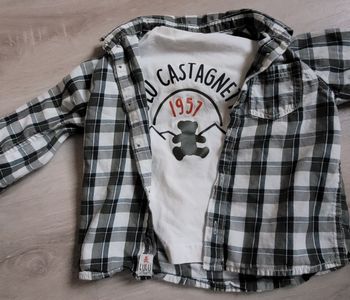 Chemise et t shirt manches longues 24 mois