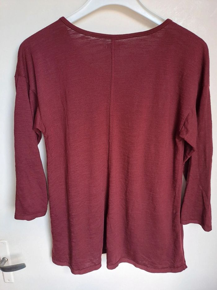 Blouse  Hollister manche 3/4 taille L - photo numéro 4