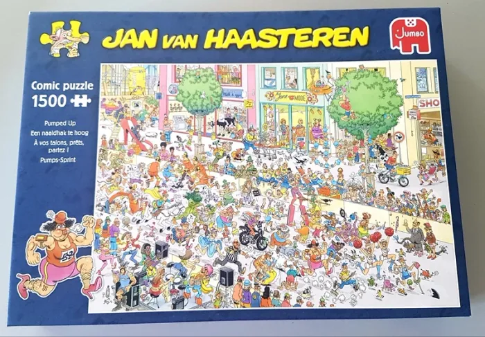 Puzzle 1500 pièces, Haasteren, A vos talons, NEUF - photo numéro 1