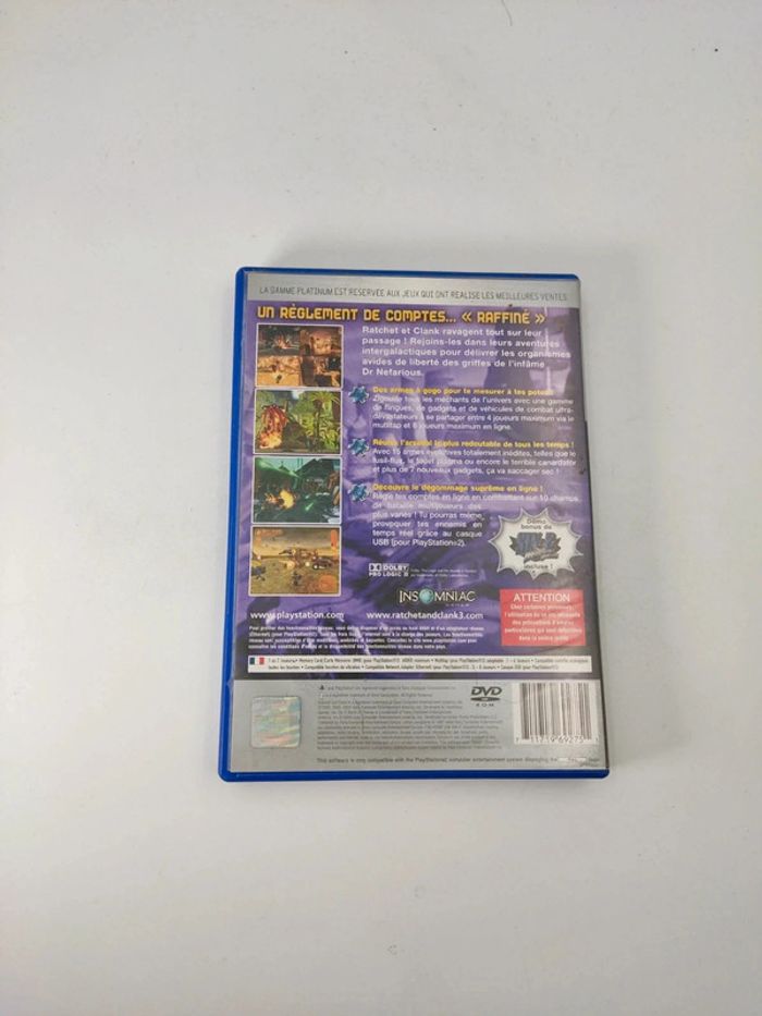 Clé à Cliquet & Clank 3 Platinum PS2 (Fr) sans notice - photo numéro 7