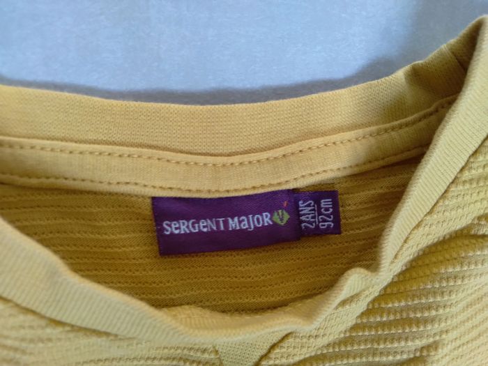 T-shirt neuf manches longues sergent major 2ans - photo numéro 4