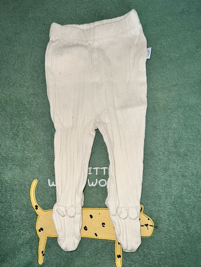 Legging mixte beige nounours
