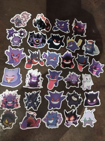 Pokemon stickers gengar 30 pcs