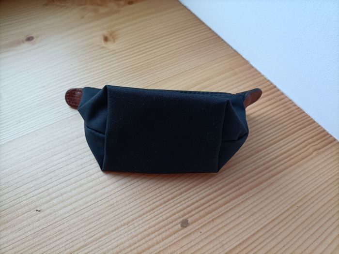 Porte monnaie Longchamp noir pliage comme neuf - photo numéro 5