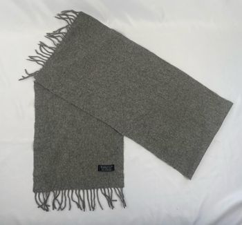 Écharpe Burberrys grise 100% laine