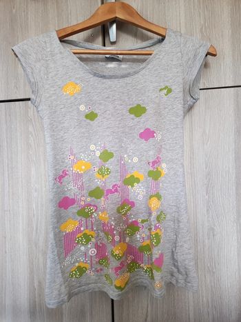 T shirt gris licorne & nuage Pimkie t S