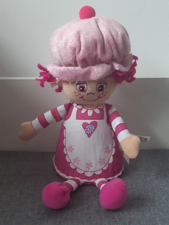 Peluche / doudou / Poupée : Little miss muffin framboise