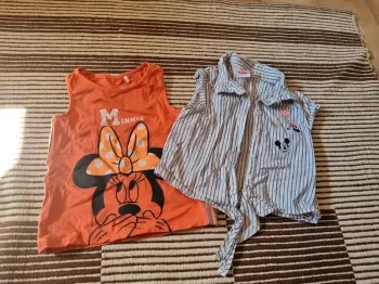 lot de 2 haut fille minnie