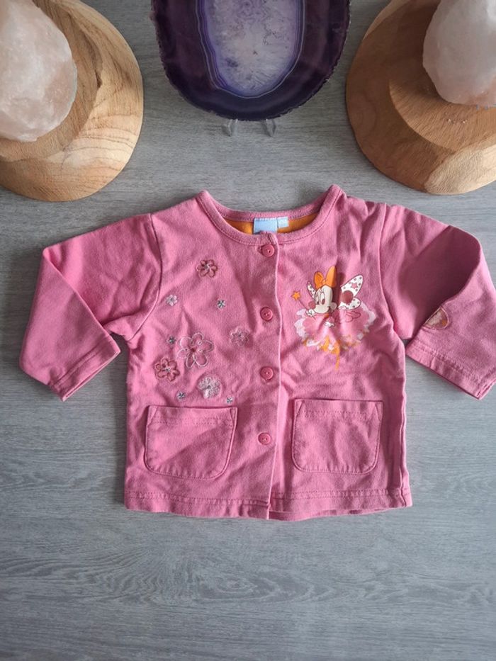 Gilet minnie vintage 12 mois - photo numéro 2