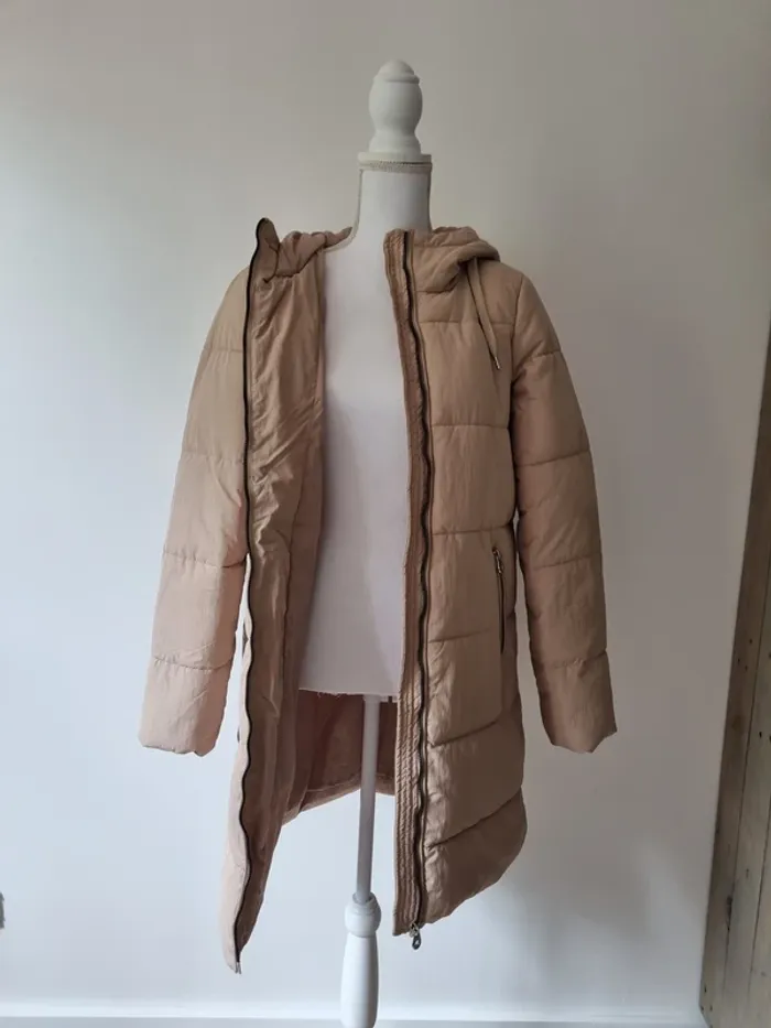 Manteau doudoune beige Only - photo numéro 2