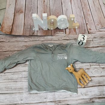 T shirt manche longue gris orchestra 3ans