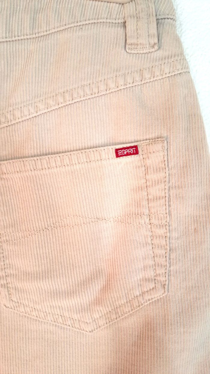 Mini-jupe Esprit – Taille 36 – Velours côtelé beige - photo numéro 5