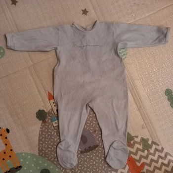 Pyjama en velours Petit Bateau,  24 mois