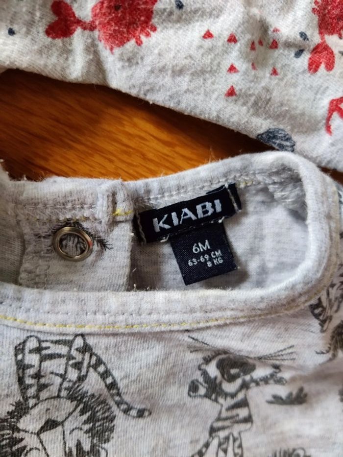 Lot de deux pyjamas légers 6 mois - photo numéro 3