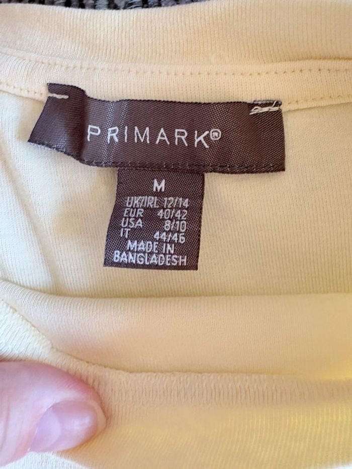 TEE shirt femme primark jaune - photo numéro 2