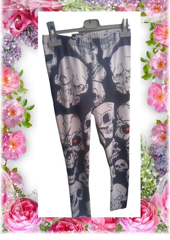 💫🌸Legging tête de mort femme 🌸💫