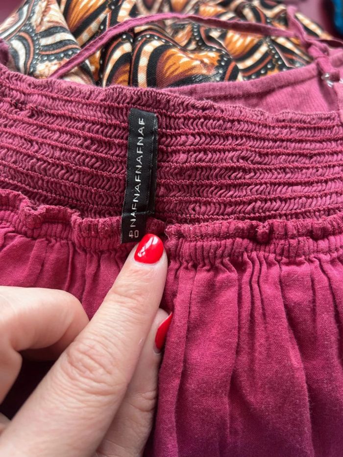 Naf Naf Robe rose foncé évasée – Taille 40 – Très bon état - photo numéro 6