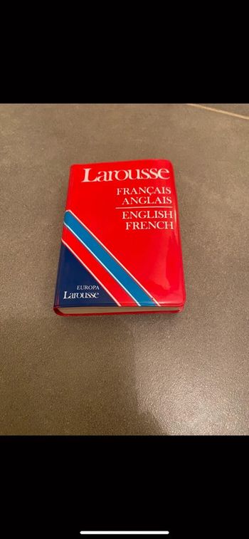Dictionnaire de poche Larousse anglais/français