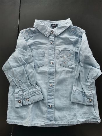 Chemise en jean Kiabi T 18 mois