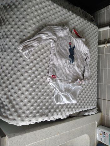 Tee shirt avec body intégré gemo 6mois